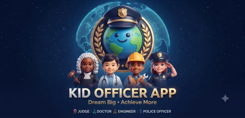 KidOfficer — Kids Learning App — live website built with Ailab