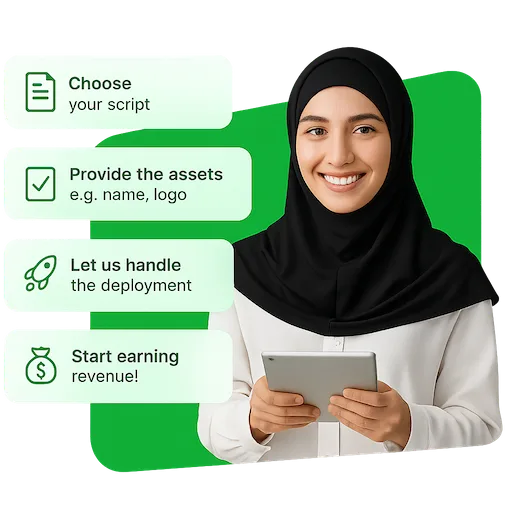 Illustration of our mission - empowering developers